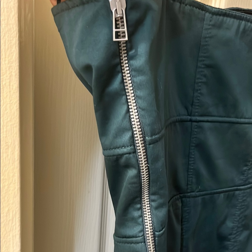 Zara Green Strapless Sheath Cocktail Dress - Picture 7 of 9